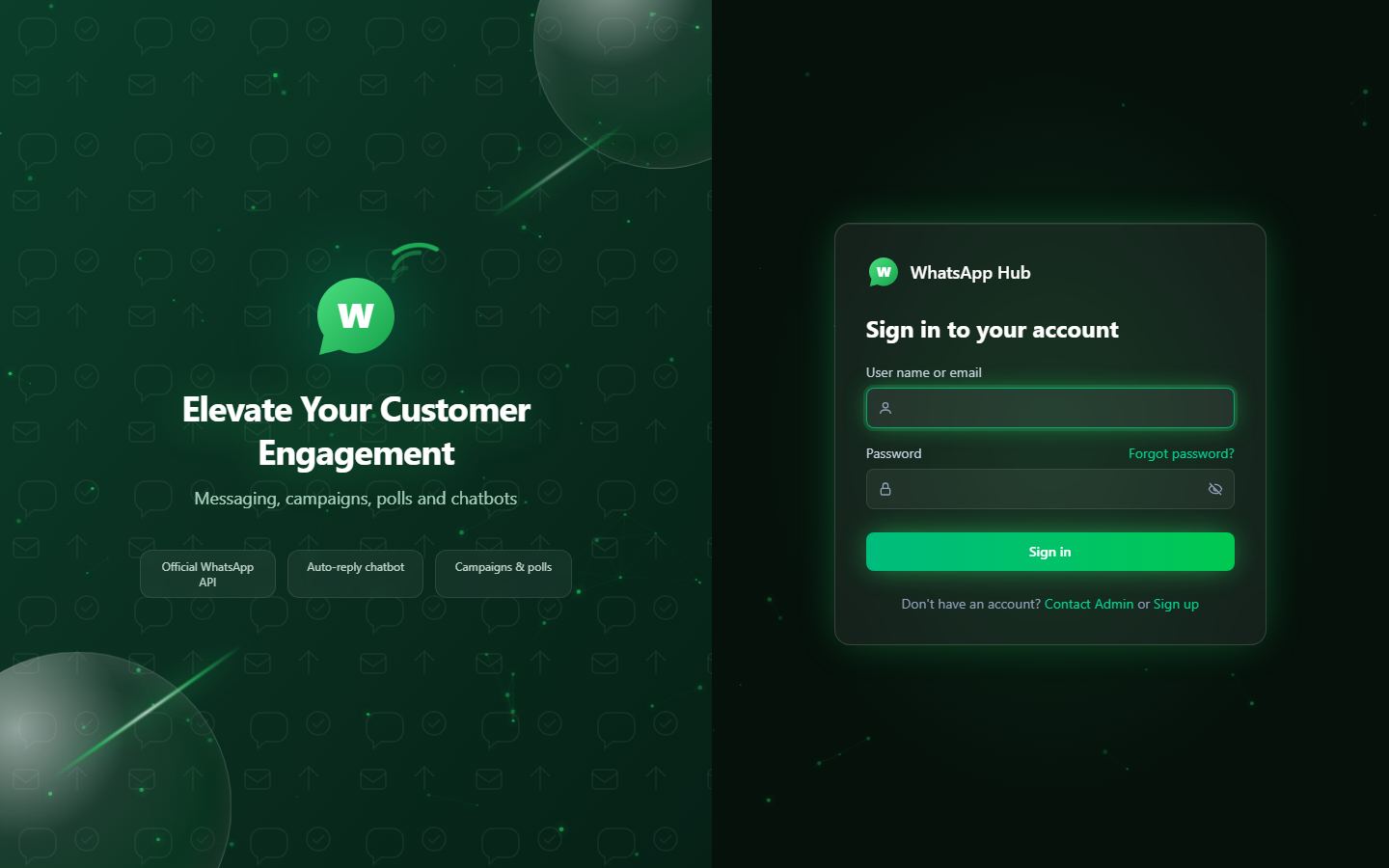 WhatsApp Hub desktop